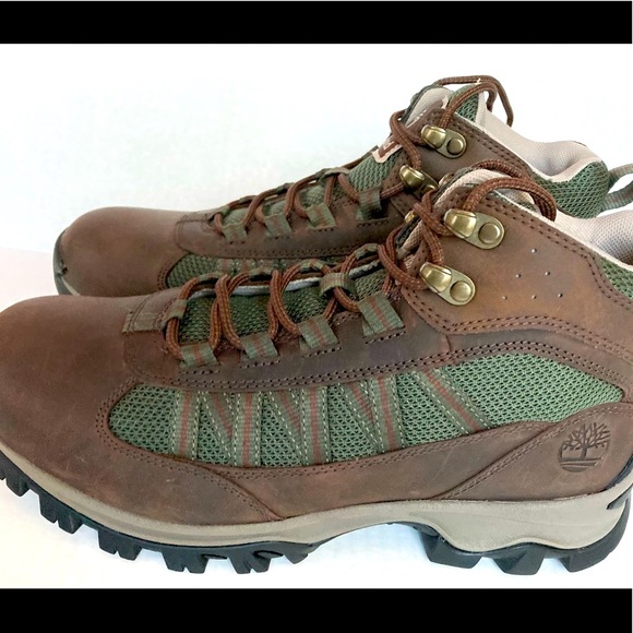 Timberland hiking boots lightweight boots brown faux leather upper new boots - Picture 2 of 11